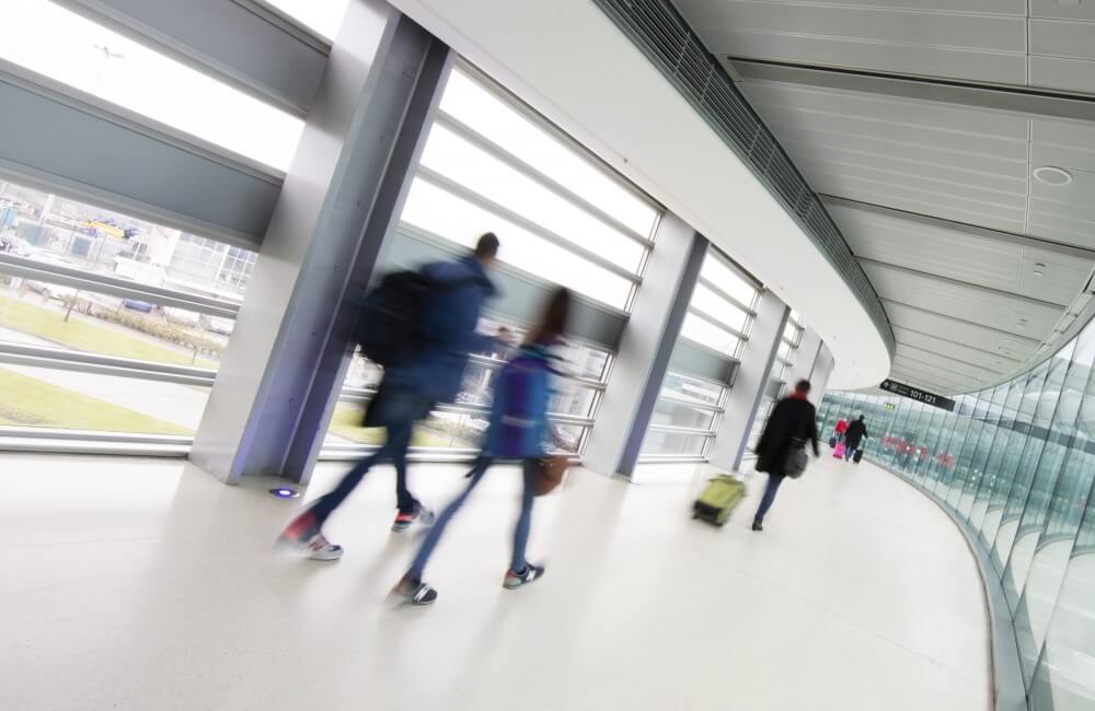 Dublin Airport Foot Path - via Twitter @DublinAirport