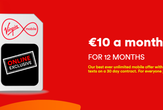 Virgin Mobile Em Promoção Por 10 Euros